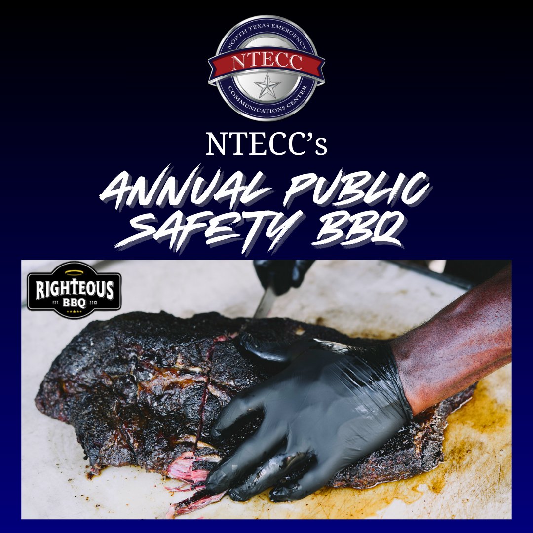 Shoutout to our pals at @NTECC911 for showing us the ultimate truth: the quickest route to a public safety employee's heart is through their stomach!

Thank you for the delicious BBQ from @getrighteousbbq and even better company! 

#farmersbranch #ntecc #thankyou