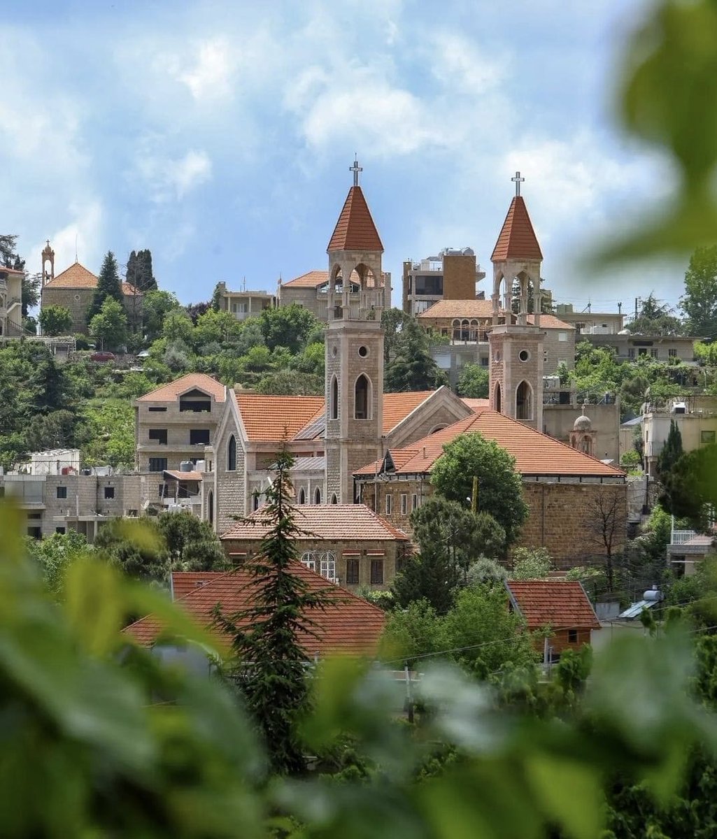 Beautiful Lebanon- Baskinta #maronites #syriacs The Village is located 43 km north east of Beirut. It was also the capital city of the Syriac Christian state of Marada.The residents are Christians: 70% Maronites and 30% Greek Orthodox.There are 15,000 residents in Baskinta.