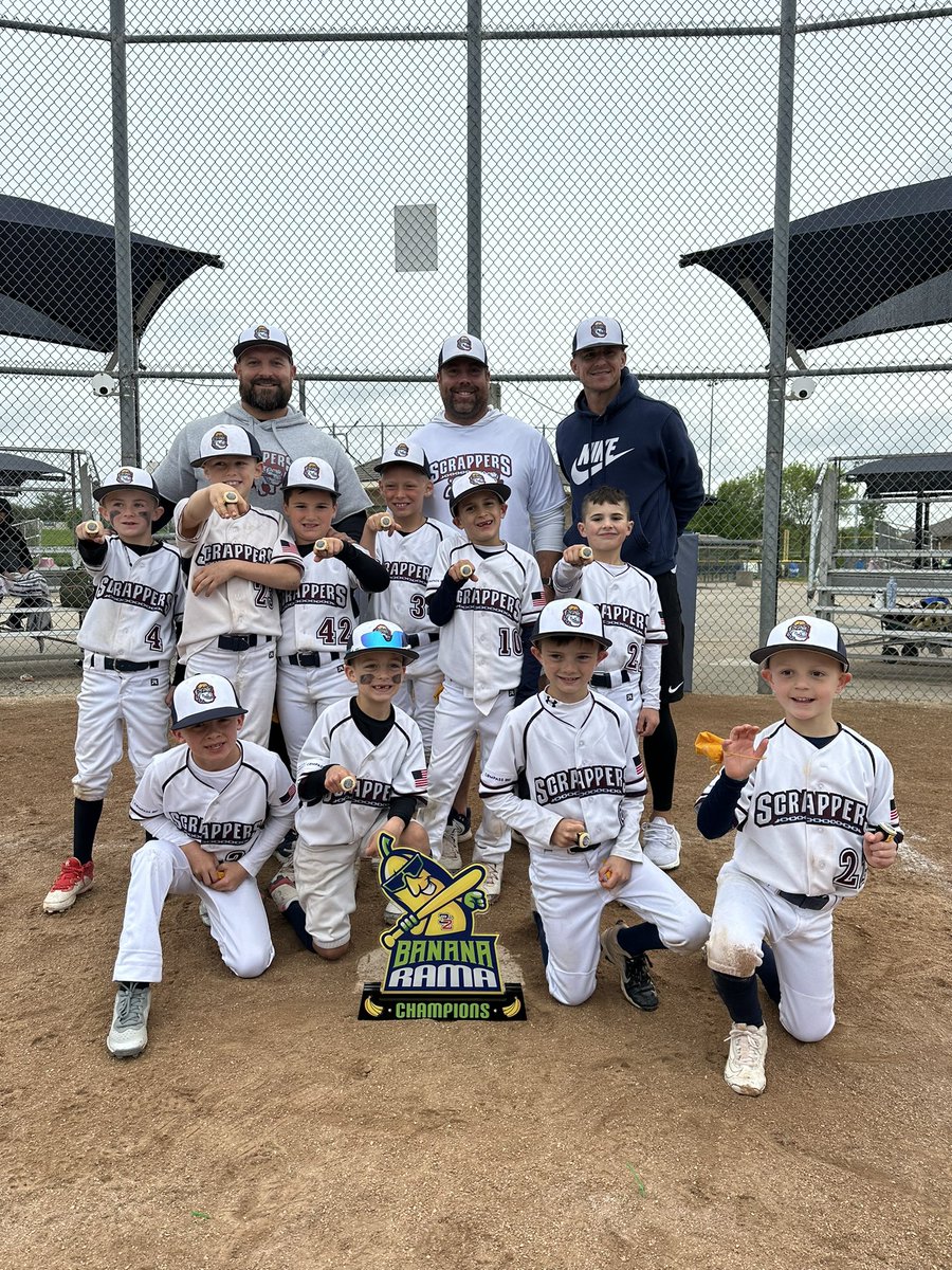 Proud of our 7U squad for bringing home another tournament championship. Great competition and a great tournament put on by @USSSABSBL and @jc3and2baseball #BananaRama