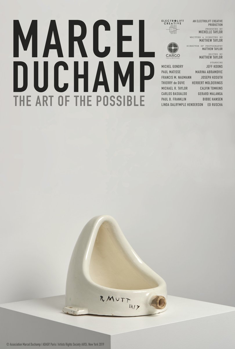 Presentaremos el documental sobre la vida de Marcel Duchamp, uno de los artistas más influyentes de principios del siglo XX. 🗣️Al finalizar la proyección, tendremos un encuentro con el director del documental Matthew Taylor 🗓️11 mayo | 6pm I Entrada libre