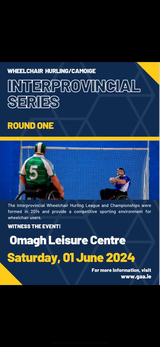 Season just around the corner. 1st June in Omagh Leisure