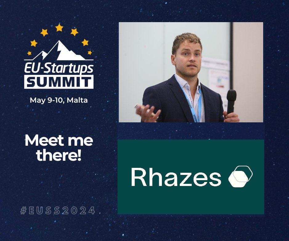 Rhazes AI is going to @EU_Startups Summit! We are a revolutionary clinical decision support and intelligent scribe system helping doctors globally with diagnosis, documentation and patient management. Talk to us about our product and seed round! Sign up at clinician.rhazes.ai