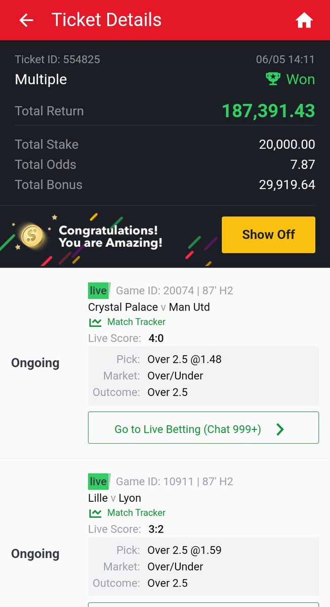 Today's banker 💡 won 💥🫡 187k secured retweet and drop and aza @biglogik @BetExtractor @savinuch_