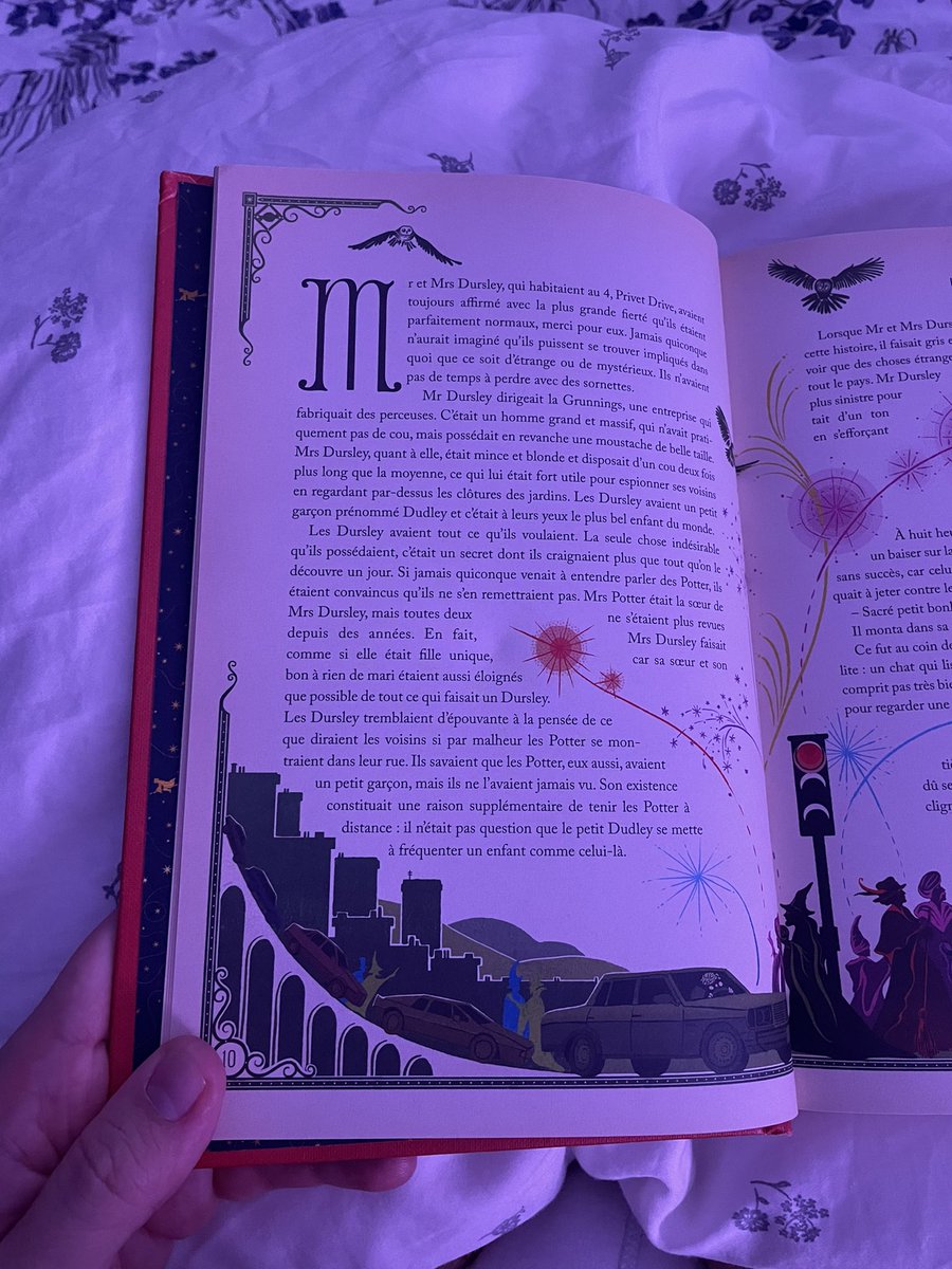 Découverte du tome 1 de Harry Potter illustré par Minalima. C’est beau, c’est très beau