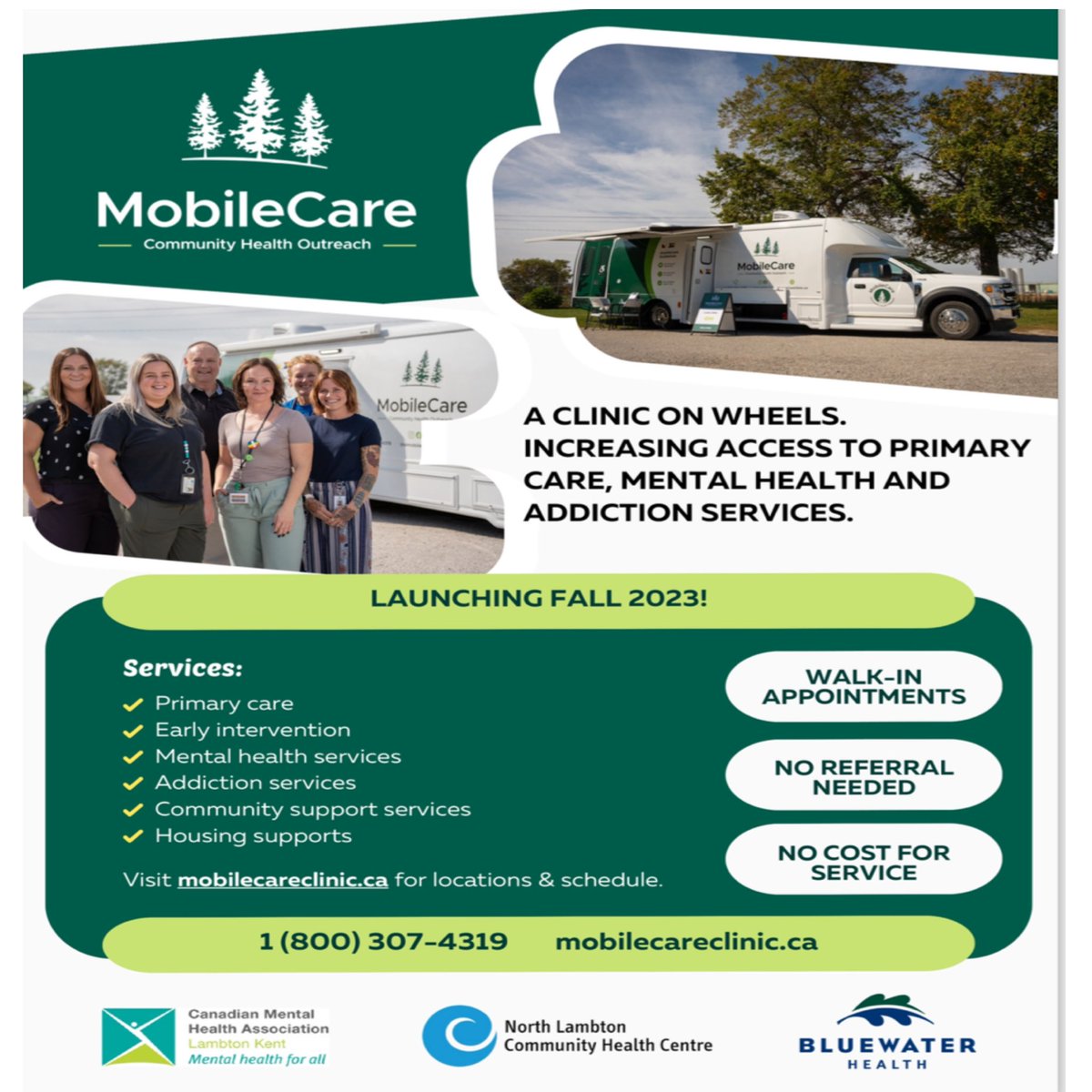 OPP_WR's tweet image. #LambtonOPP-Did you know that #MobileCare offers community health outreach services at various Sarnia/Lambton locations? A clinic on wheels with the goal of increasing access to primary care/mental health/housing supports &amp;amp; addiction services. Walk-ins accepted! ^jr