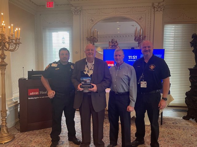 🏆#1 again: UTMB Police Department scores once again the UT System’s Pacesetter Police Department Award (2024 UT PD of the year). There are 14 different UT System Police Departments throughout Texas. Thank you ⁦@UTMBPOLICE⁩ for keeping us safe. ⁦@utmbhealth⁩