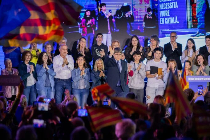 📢 Avui part de l'equip de Junts per Sanr Joan de Vilatorrada i Sant Martí de Torroella hem assistit a l'acte del Bages i el Berguedà del MHP Puigdemont i Junts+ a Argelers, França.

💬 Hem exposat diverses necessitats del territori i la comarca. 

#12M #PuigdemontxCatalunya