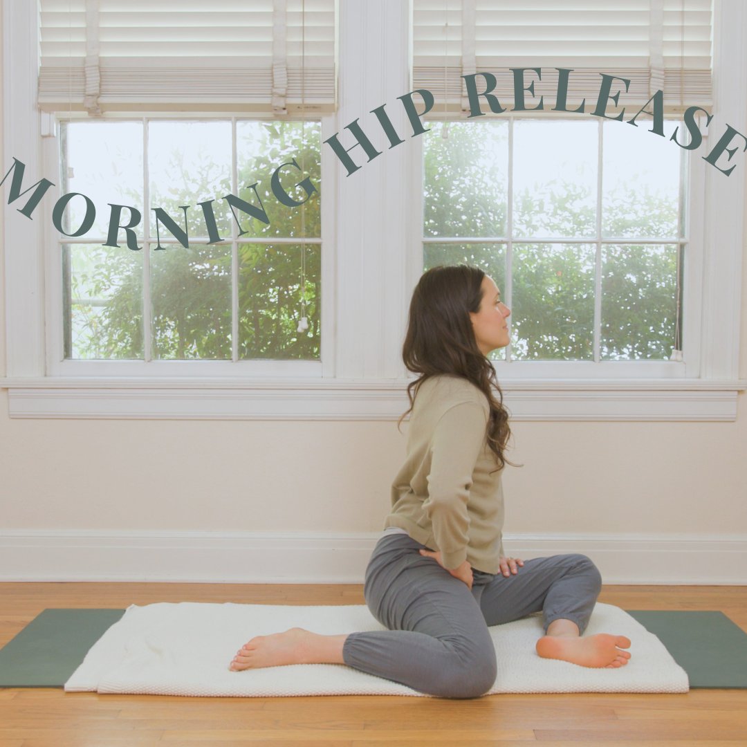 Have you tried Adriene's Morning Hip Release? This is a brand new 15 minute yoga session now available on the Yoga with Adriene YouTube Channel. Set yourself up for a wonderful day with this hip release focused practice! ☀️ youtu.be/u1qayo-0aL4?si…