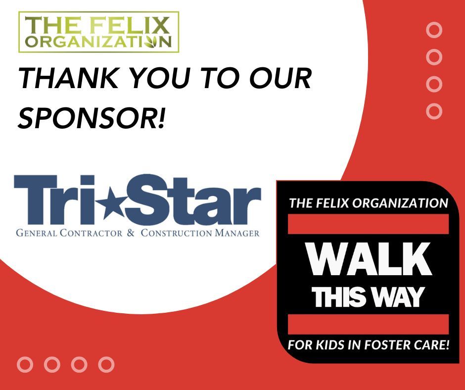 📣Thank you to our Walk This Way 2024 Sponsor, Tri-Star Construction! Your support and generosity is so vital to all of our programming and we could not be more grateful! @tristarnyc * * * #FosterYouth #FosterCare #WalkThisWay #WTW #thefelixorganization #change #donate