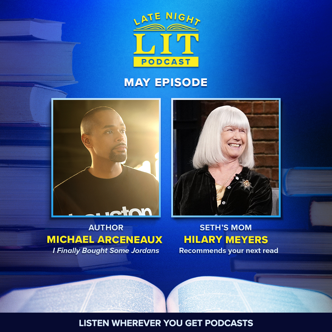 This week’s episode of #LateNightLit features an interview with author Michael Arceneaux (<a href="/youngsinick/">Michael Arceneaux</a>). And just in time for the summer, a book recommendation from Seth’s mom Hilary Meyers. podcasts.apple.com/us/podcast/lat…