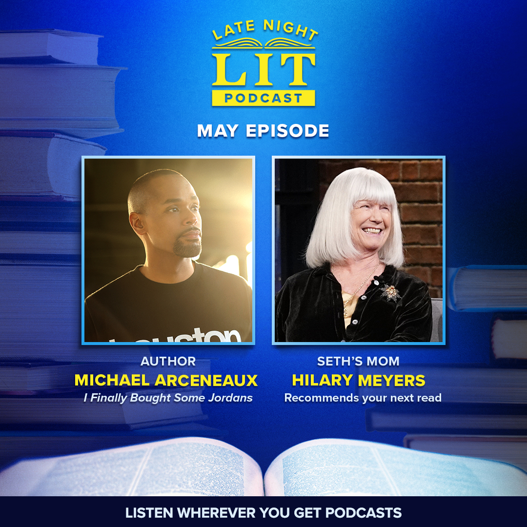 This week’s episode of #LateNightLit features an interview with author Michael Arceneaux (@youngsinick). And just in time for the summer, a book recommendation from Seth’s mom Hilary Meyers. podcasts.apple.com/us/podcast/lat…