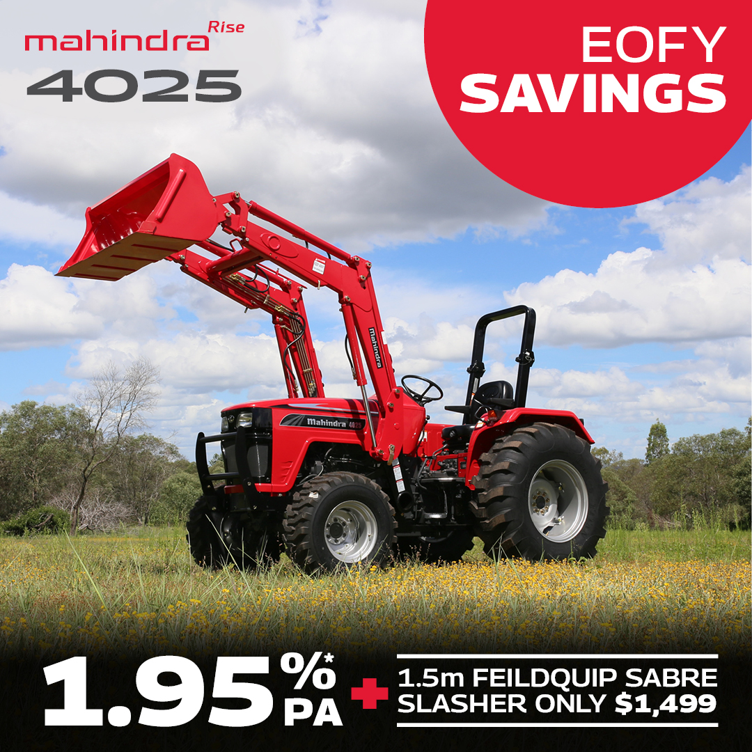 The Mahindra 4025 is one of the heaviest and most rugged tractors in its category with an overall weight of 2360 kgs in 4WD configuration. 

mahindraag.com.au/tractors/4025-… 

#MahindraAgAustralia#MahindraTractors#MahindraAustralia

T&Cs Apply mahindraag.com.au/terms-and-cond…
