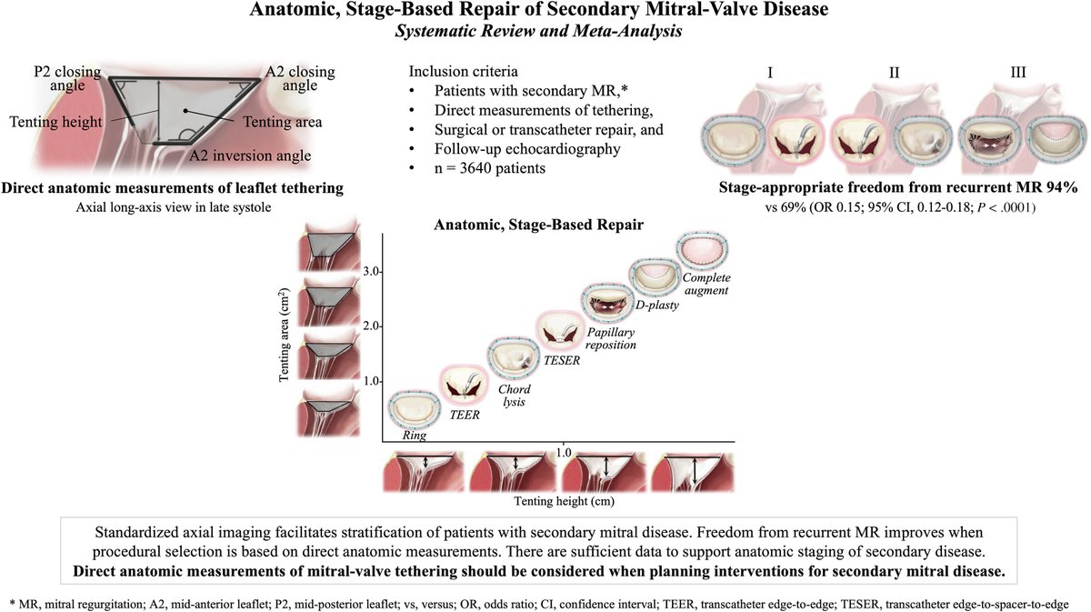 Read this #JTCVS article exploring anatomic, stage-based repair of secondary mitral valve disease from @DanielHDrake et al: doi.org/10.1016/j.jtcv…