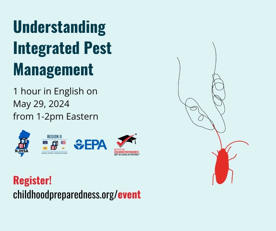 Pests are pesky...but the way we deal with them doesn't have to be!🪳🐁 Attend this webinar on May 29th from 1-2 PM ET to learn how to manage pests while also maintaining a clean and healthy environment for young kids. Register today! odu.zoom.us/meeting/regist…
