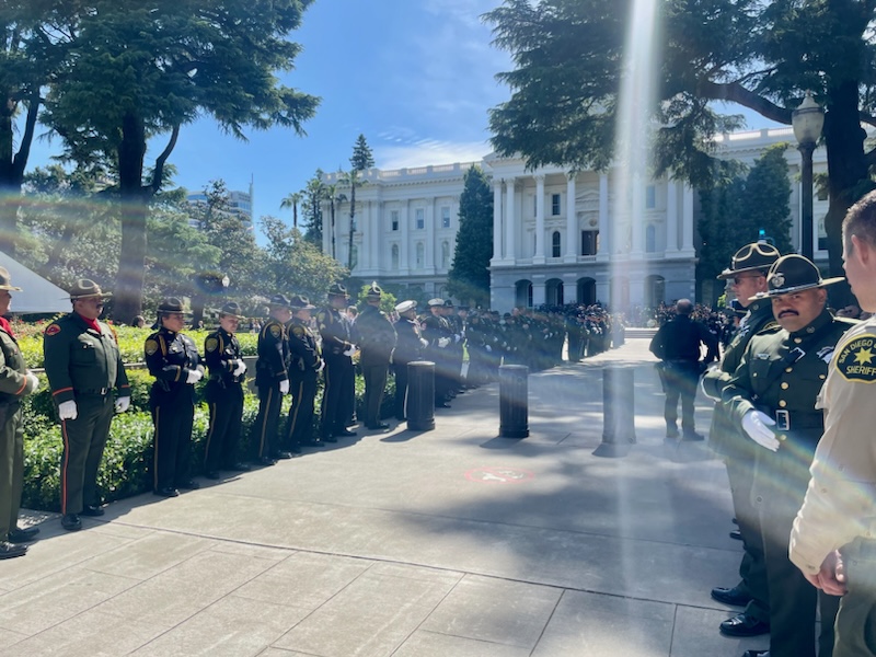 Today, we honored the fallen at the 46th Annual California Peace Officers Memorial Ceremony. Those who sacrificed for our communities will always be remembered.