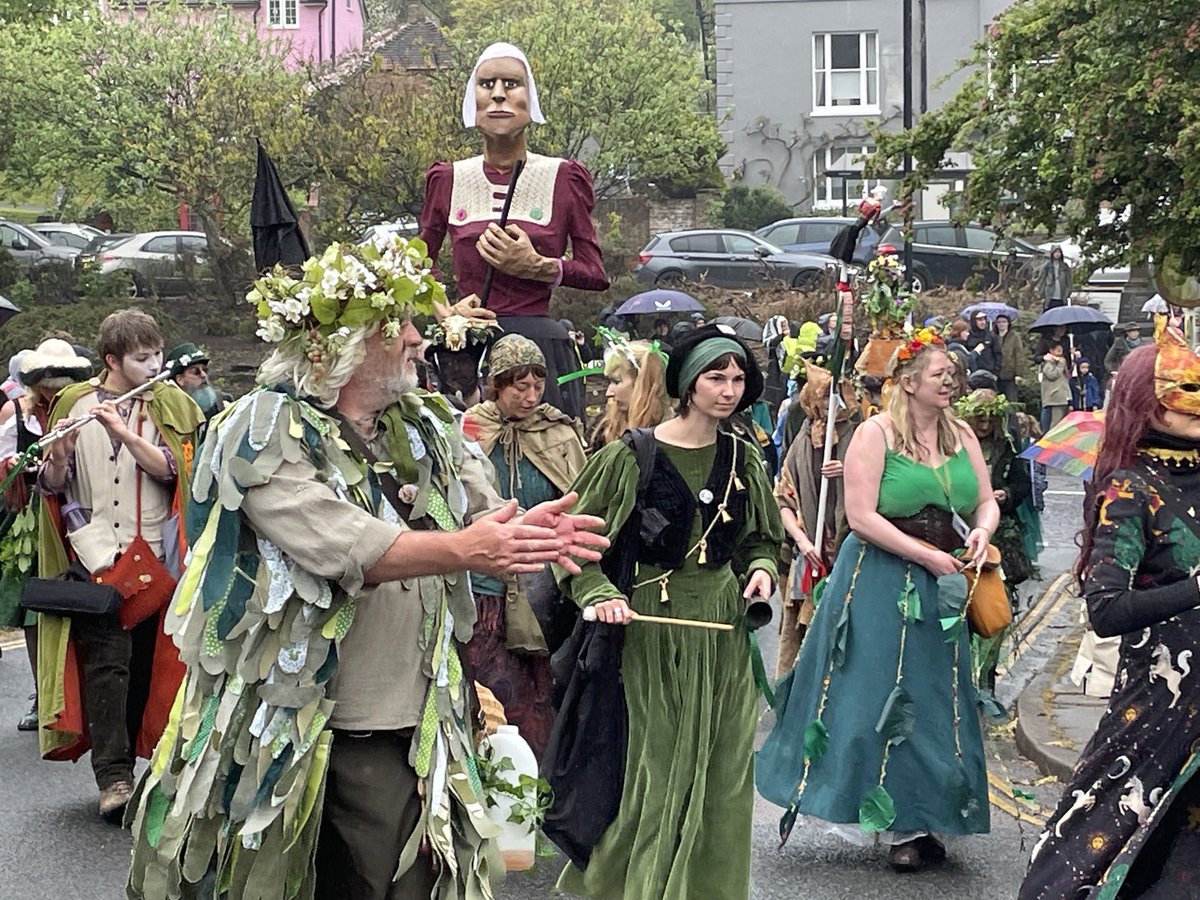 Slightly damp Jack in the Green this year. Some great costumes! #hastings #jackinthegreen #jitg