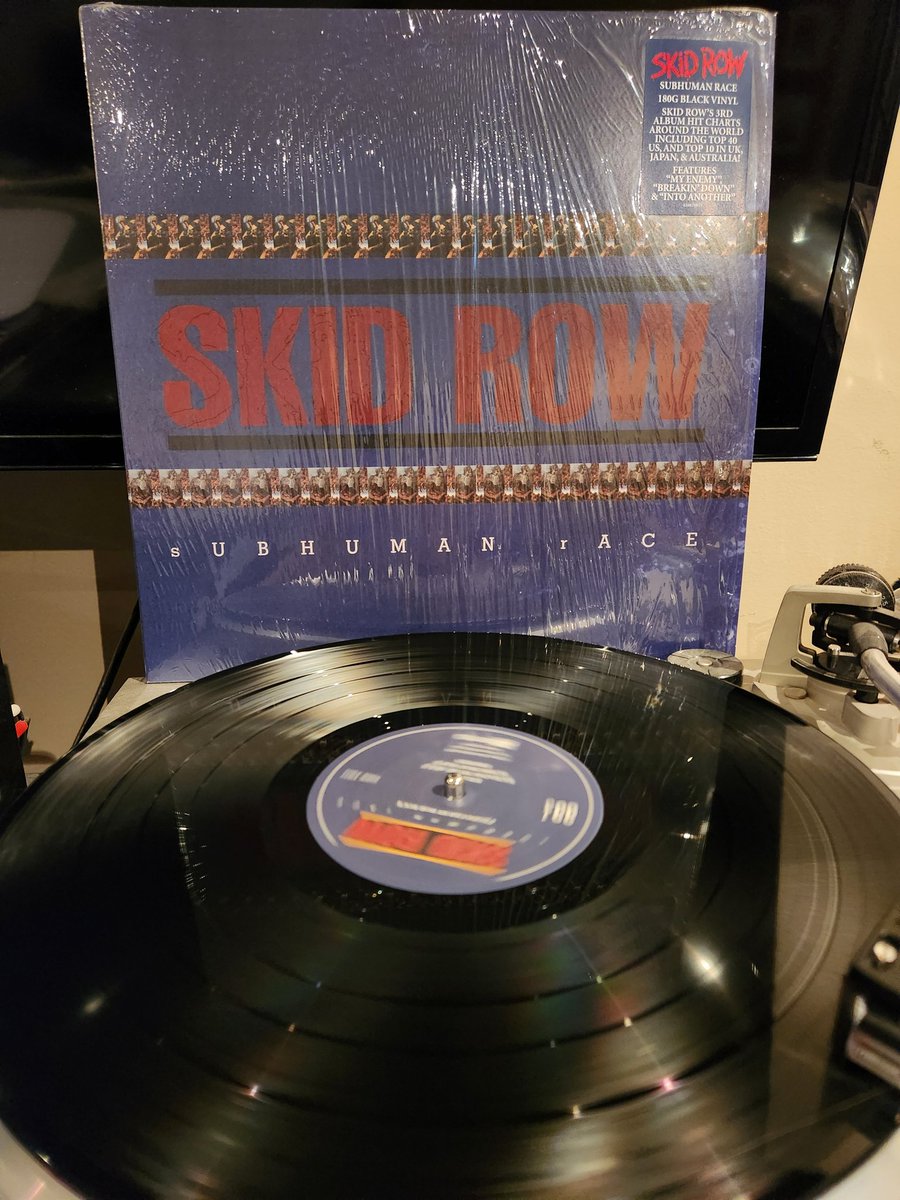 Skid Row's Subhuman Race album is a real banger! Gone are the hair metal ballads and we have lots of hard hooky riffs and cool song structures. It's often overlooked but is even better than Slave To The Grind. #SkidRow #SubhumanRace #MyEnemy #BeatYourselfBlind #vinylrecords.