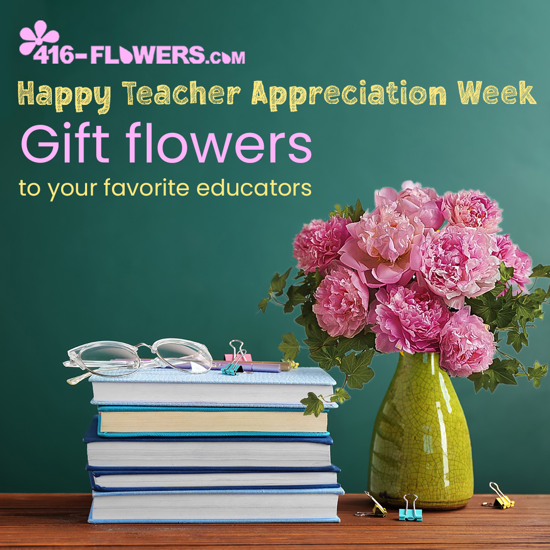 It's Teacher Appreciation week! 🍎📚 Thank you teachers for all you do to inspire and educate! 🌻

#ThankATeacher #TeacherAppreciationWeek #TeacherLove #InspiringEducators #FlowersForTeachers #TeachingWithLove #TeacherSupport #ThankYouTeachers