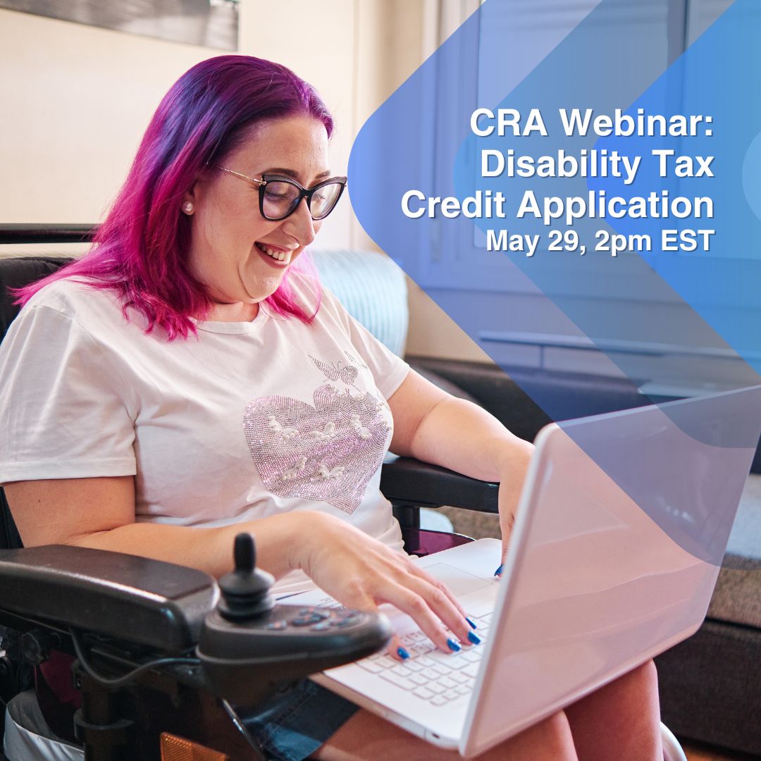 The Canada Revenue Agency (CRA) is hosting an interactive webinar on May 29 at 2pm EST for Digital Tax Credit (DTC) applicants and medical practitioners.
 
Register here: collaboratevideo.net/cra-arc/cra-62…

#TaxDisabilityCredit #DisabilityServices #PeopleWithDisabilities #DisabilitySupport