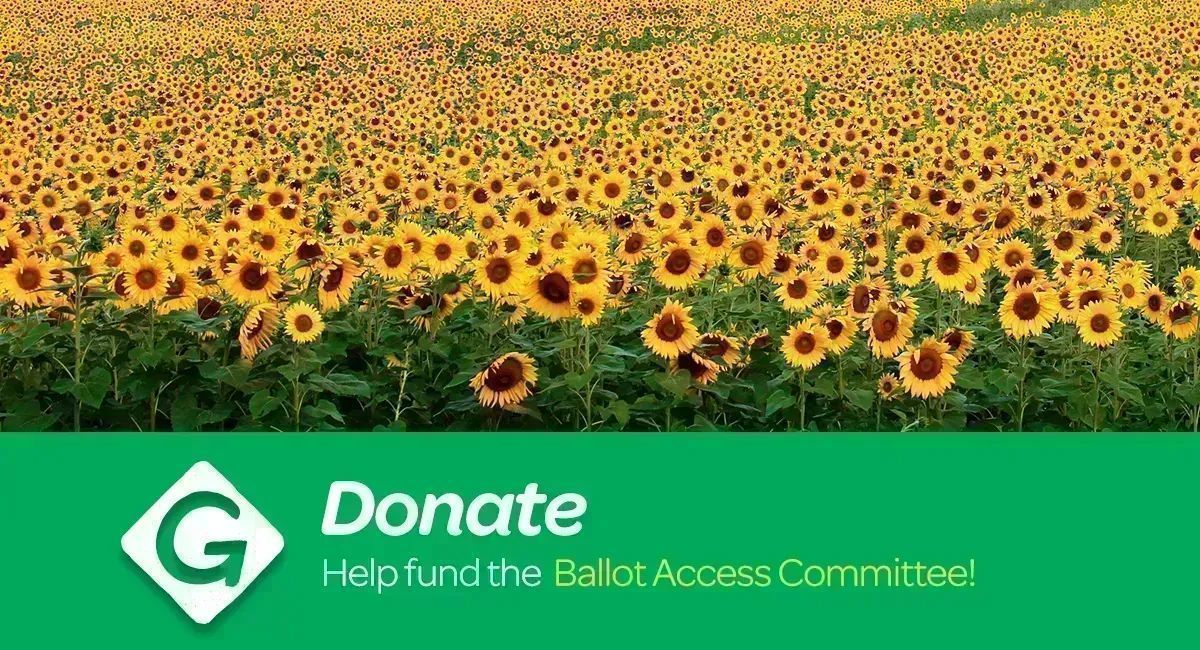One of the hardest things for many Green campaigns is getting on the ballot! We often collect many times more signatures than our opponents and even then, Democrats challenge us.

Donate to the #GreenPartyUS Ballot Access Committee today at buff.ly/3IUCAaD