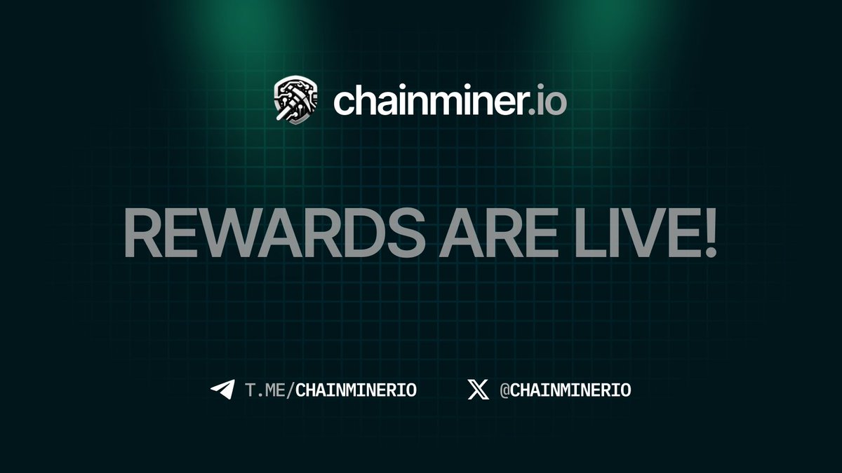 Rewards System Now Live! ⛓️⛏️📢 Great news! Our rewards system is officially live! We extend our thanks to the @palmaierc team for their collaboration on our unique proof of ownership rewards system. Visit Chainminer Rewards Visit reward.chainminer.io now live to connect…