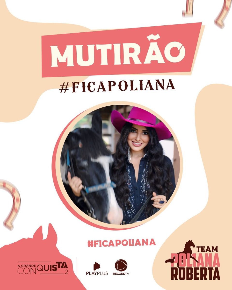 Poliana Roberta 🐴 tweet media