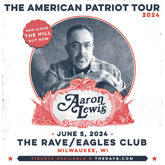 IN ONE MONTH: @AaronLewisMusic joins us live in The Eagles Ballroom for a special reserved seat show! 🇺🇸🥃

Reserve your seat today: therave.com/aaronlewis