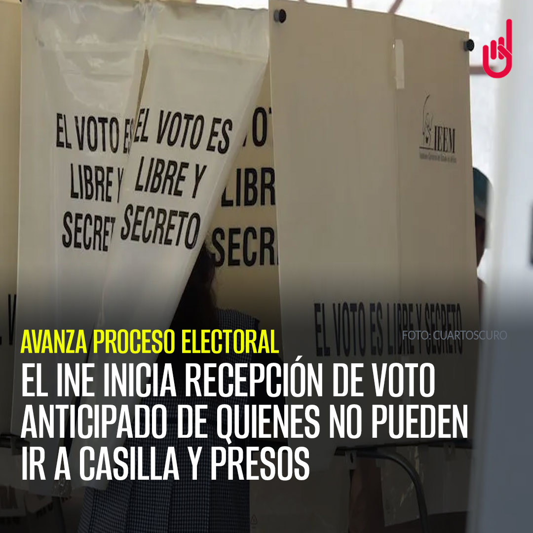 El organismo electoral explicó que recibirá el Voto Anticipado de cuatro mil dos ciudadanas y ciudadanos provenientes de todo el país sinembargo.mx/06-05-2024/449…