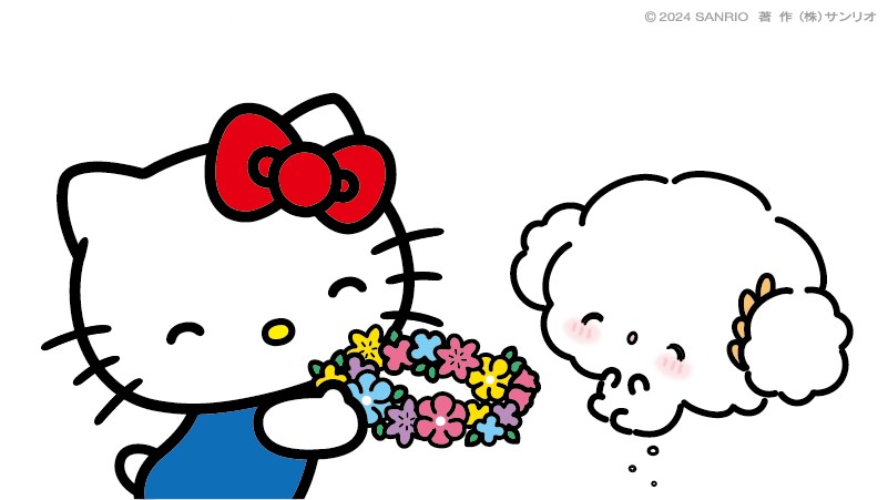 キティ「こぎみゅん、お誕生日おめでとう！
花かんむりを作ってみたの♪」

@cogimyun_sanrio