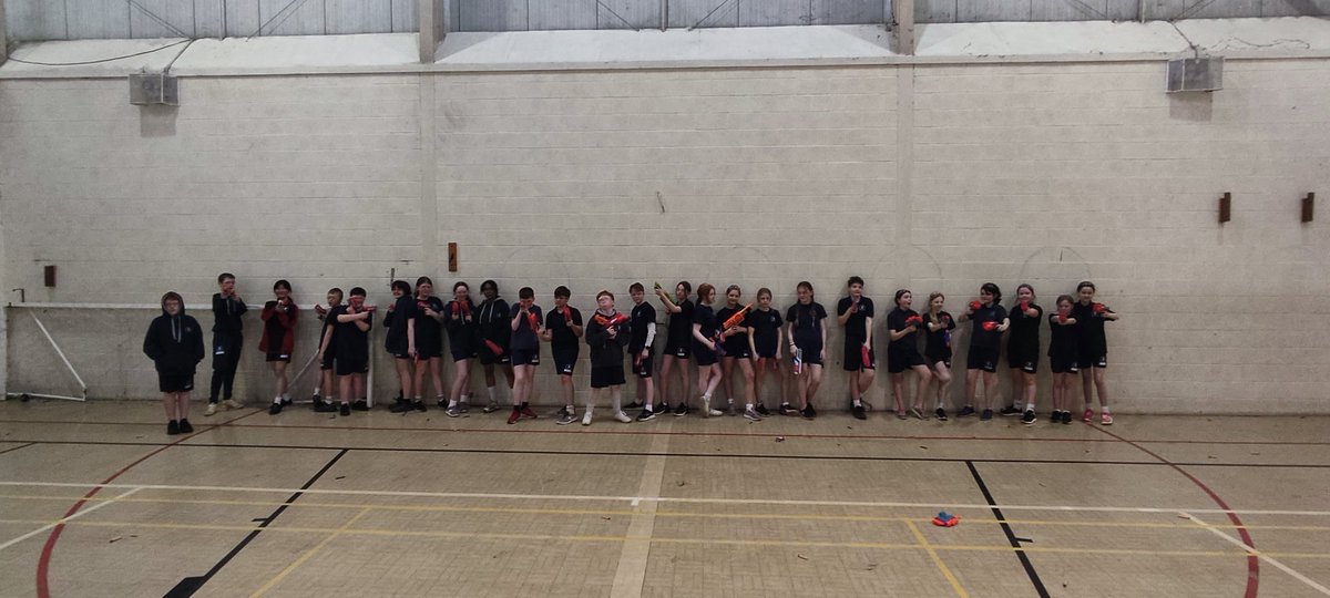Thank you to all the students who were involved in the NERF event last week. For those that weren't involved this time, we will be adding the even to our PE Enrichment Week at the end of the year! 🔫🎉💯✅🎯