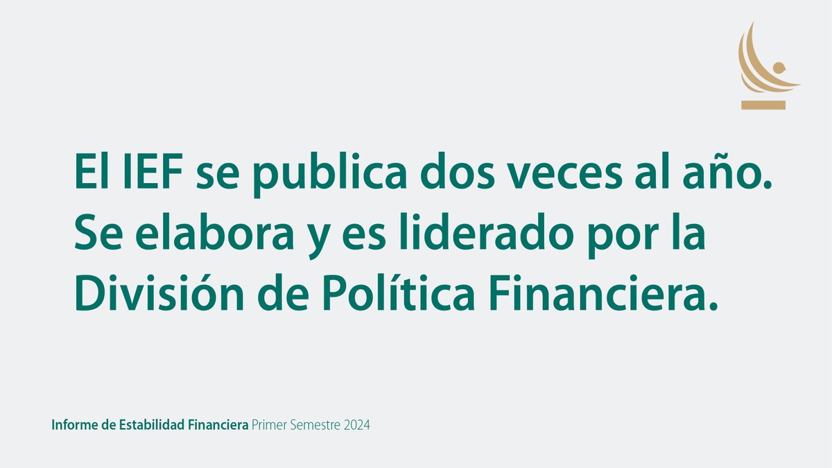 Mañana martes 7 de mayo, el Banco Central de Chile publicará el Informe de Estabilidad Financiera (IEF) del primer semestre del 2024 #IEF1erSem2024. ¿Quieres saber de qué se trata? Aquí te lo explicamos y te invitamos a estar atento a la publicación.