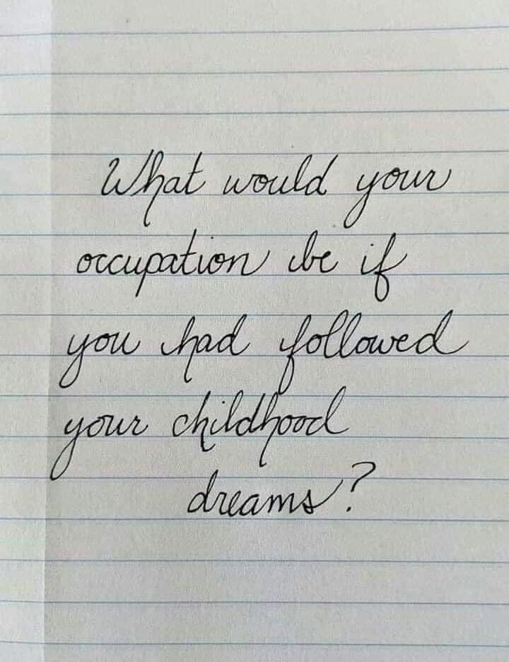 Exactly what I'm doing now: making TV, movies, music, & theatre and writing stories. But with much bigger budgets. And occasional space travel.