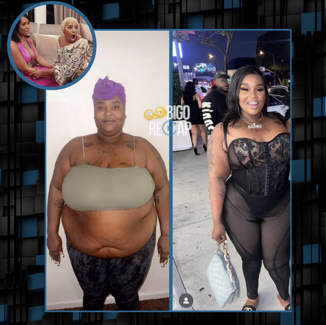 Shouts out to #Rollie from #ZeusNetwork #Baddies as she’s looking AMAZING! After her recent weight loss surgery. GO HEAD Rollie!! Take a look! 😯🤯 👏🏾 

#Bigorecap #Bigolive #Bigousa #Bigo