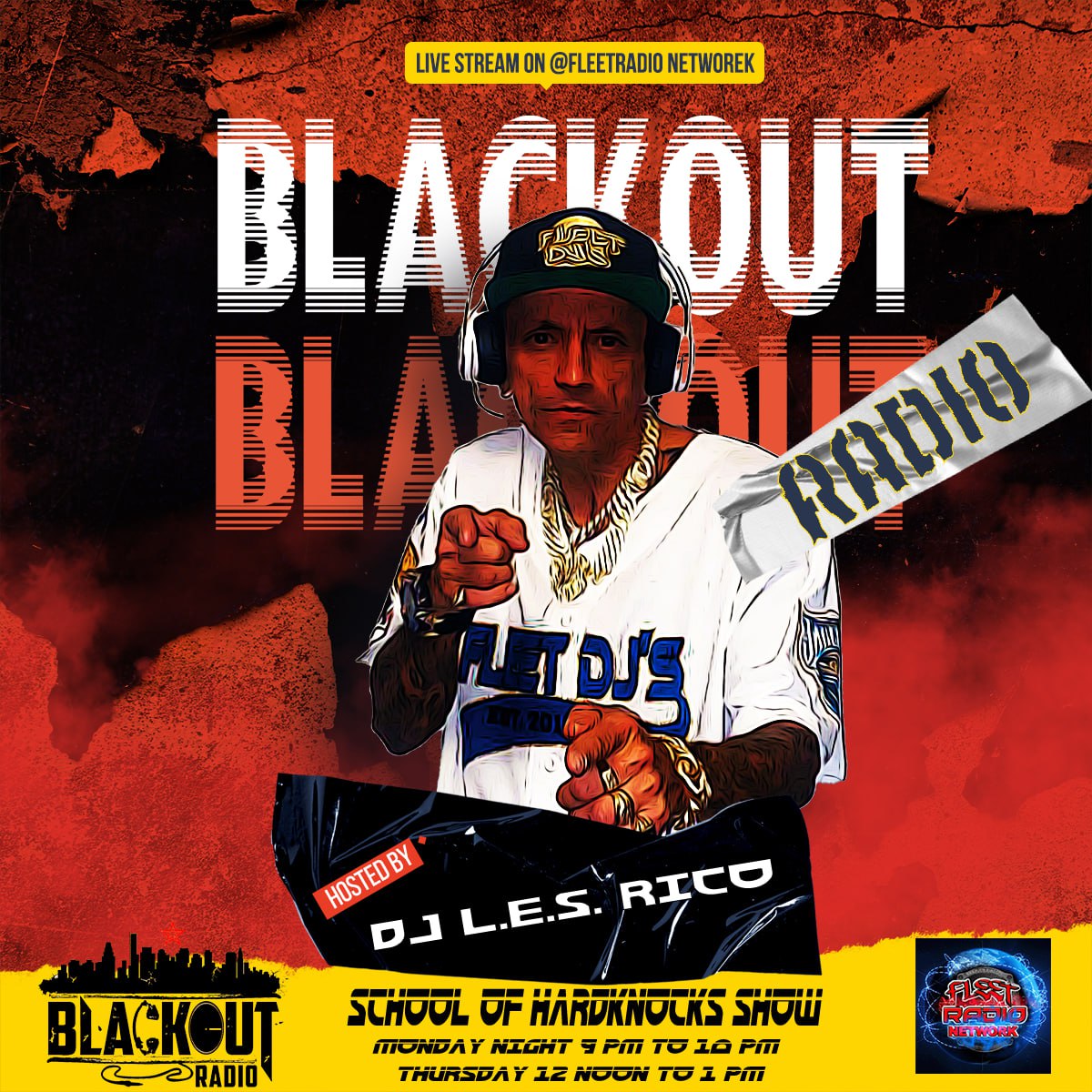 🎤 Tune in to the School of Hard Knocks with DJ L.E.S Rico on Blackout Radio! 🔊 Join the underground revolution every Monday night (9 pm - 10 pm) and Hop worldwide. 🌐 Don't miss the #SchoolOfHardKnocks #DJLESRico #BlackoutRadio #IndieHipHop 🚀
Fleetradionetwork.com