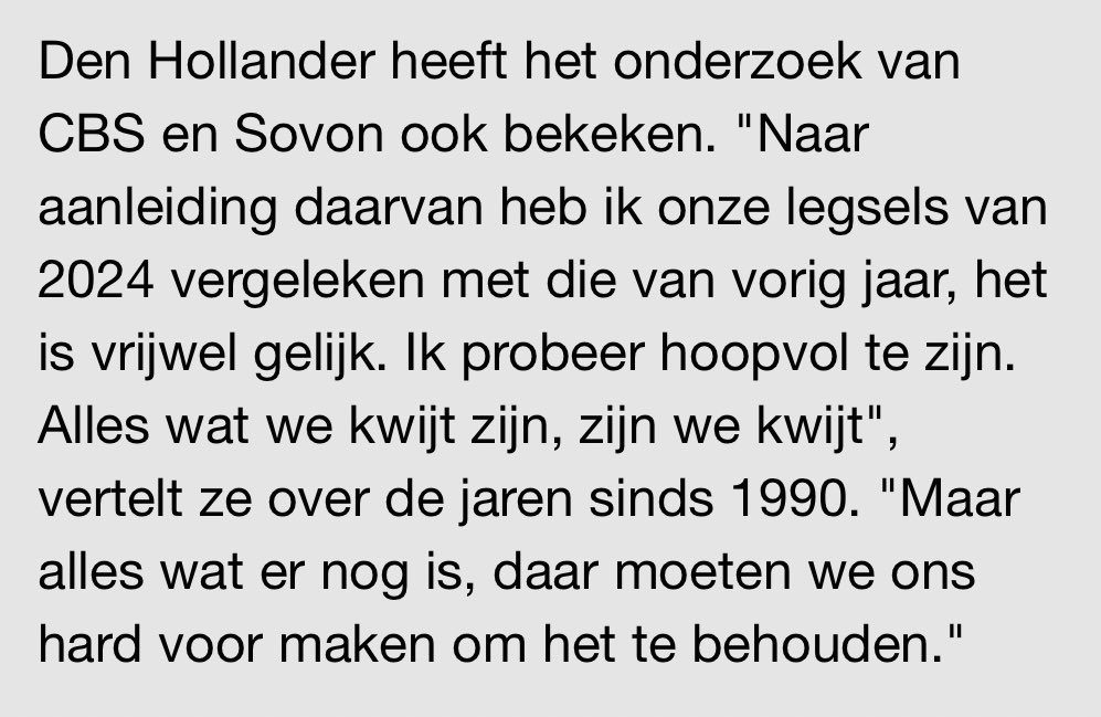 Uit onderzoek blijkt dat de weidevogel aantallen sinds 1990 flink achteruit zijn gegaan, maar…