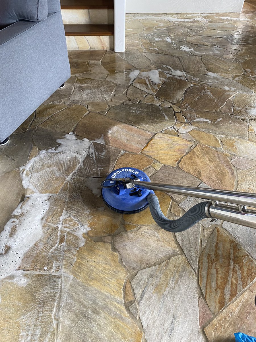 Who needs diamonds when you have natural stone floors looking all new? 💎 We've got you covered with our certified techs. No need to thank us, just invite us over for a fancy dinner and we'll call it even. 😉 #StoneFloorSquad #ShineBrightLikeADiamond #satisfying #oddlysatisfying