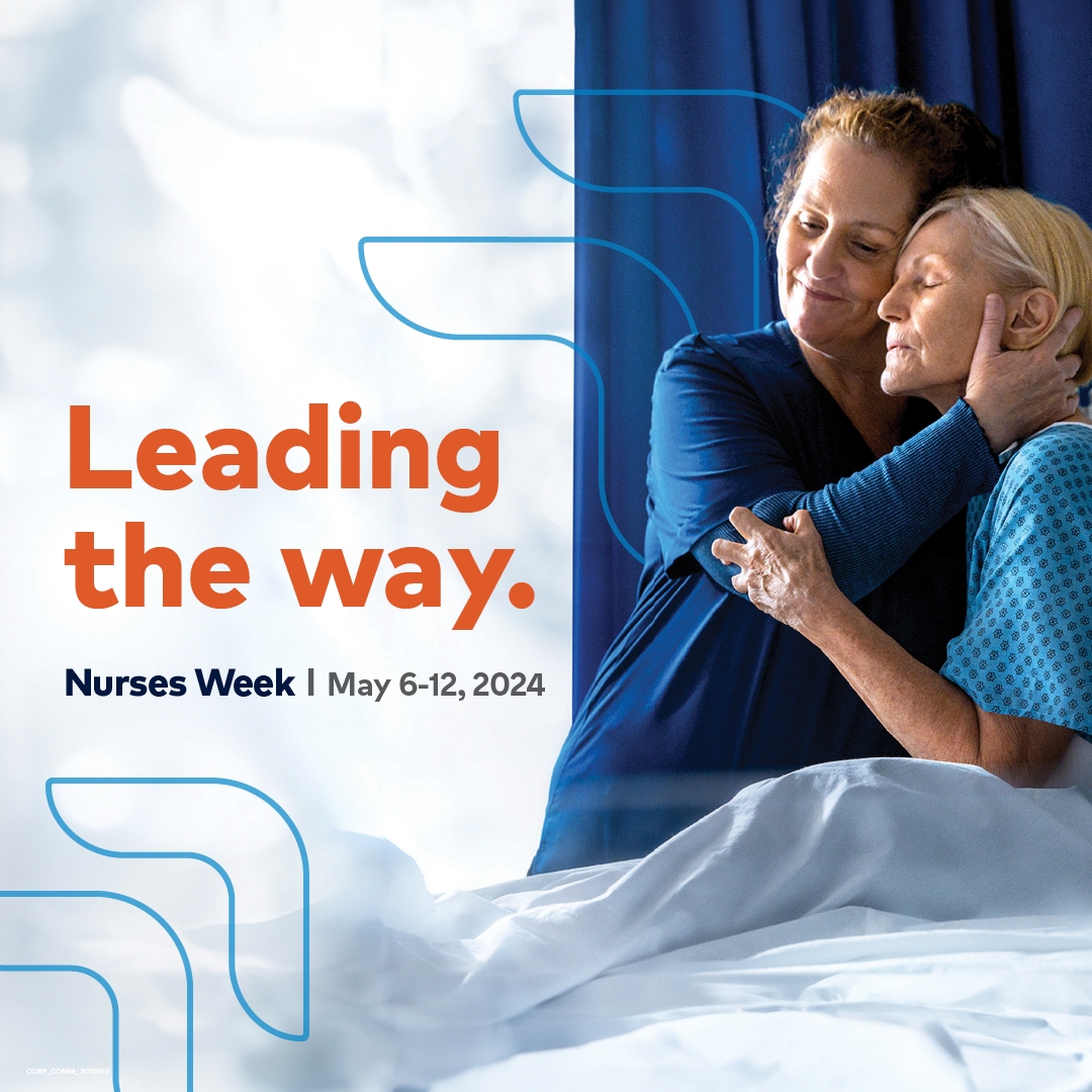 Happy #NationalNursesWeek to all of our dedicated nurses! You show up every day to drive nursing forward. Thank you for leading the way in delivering patient-centered care that makes a difference for everyone we serve.