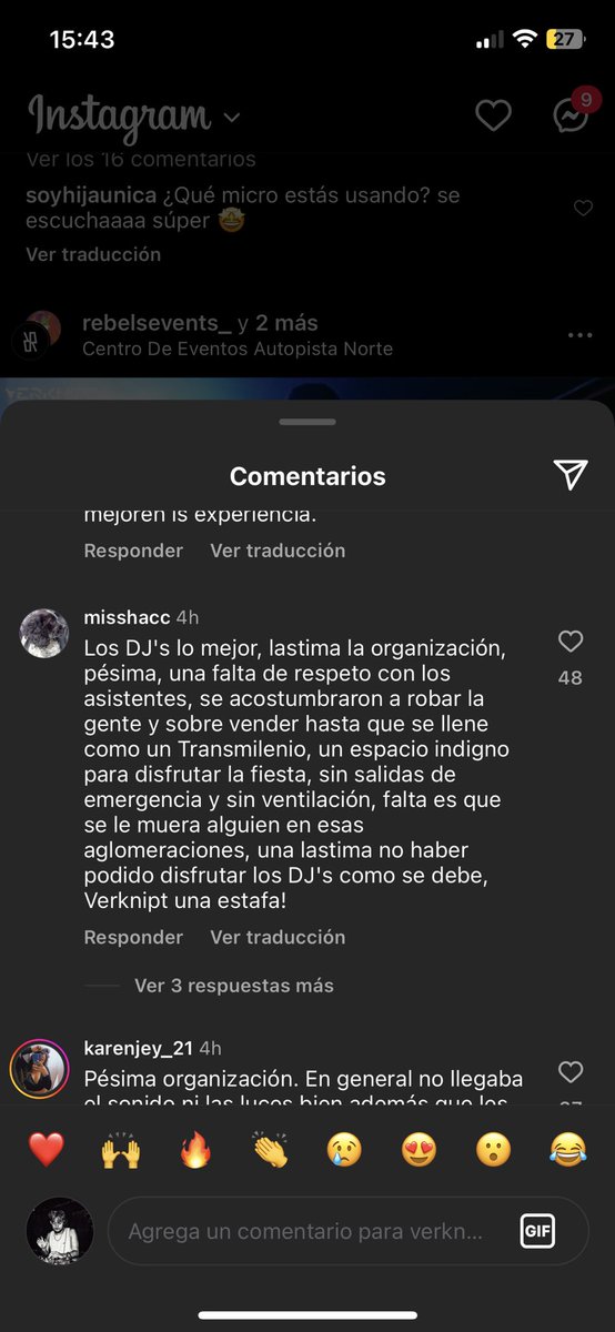 comentarios y/o denuncias de los propios asistentes al verknipt hacia los organizadores-Baum y Rebels-que ya sabemos que son los mismos con las mismas