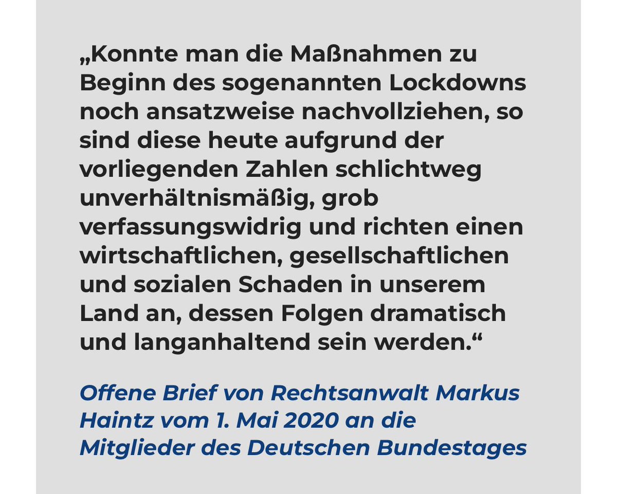 Das habe ich am 1. Mai 2020 an die Abgeordneten des Deutschen Bundestages geschrieben. #RKIFiles