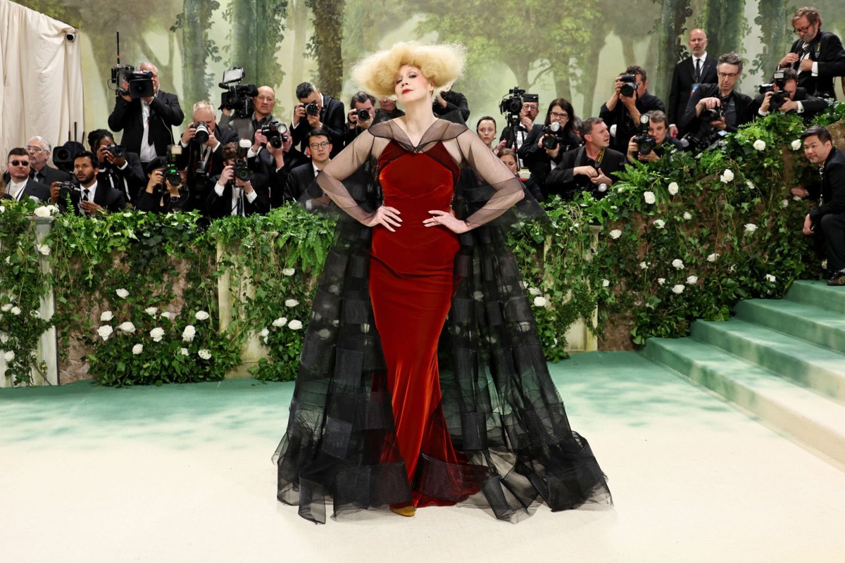 Gwendoline Christie attends The 2024 #MetGala