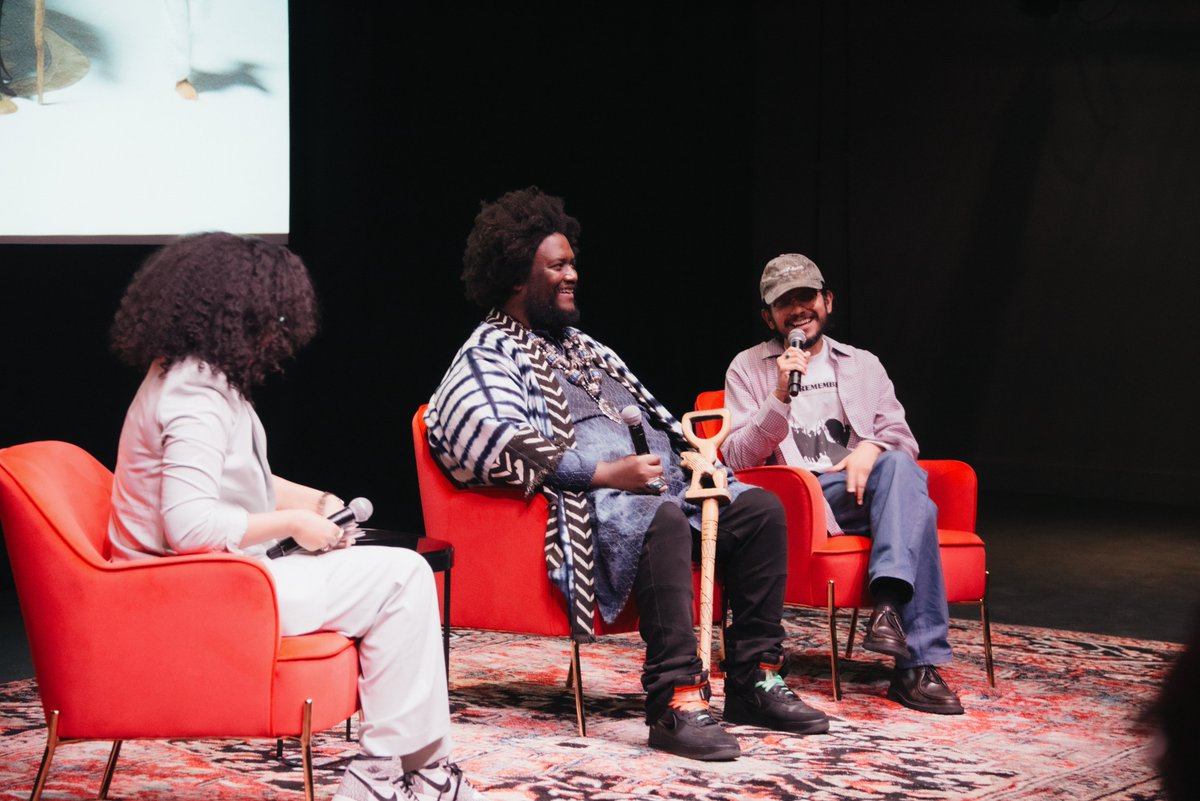 Grateful for everyone who came through to the Fearless Movement listening party and talk back with AG Rojas and @russelevado at the @apollotheater ! Photo Credit: Jessica Eu