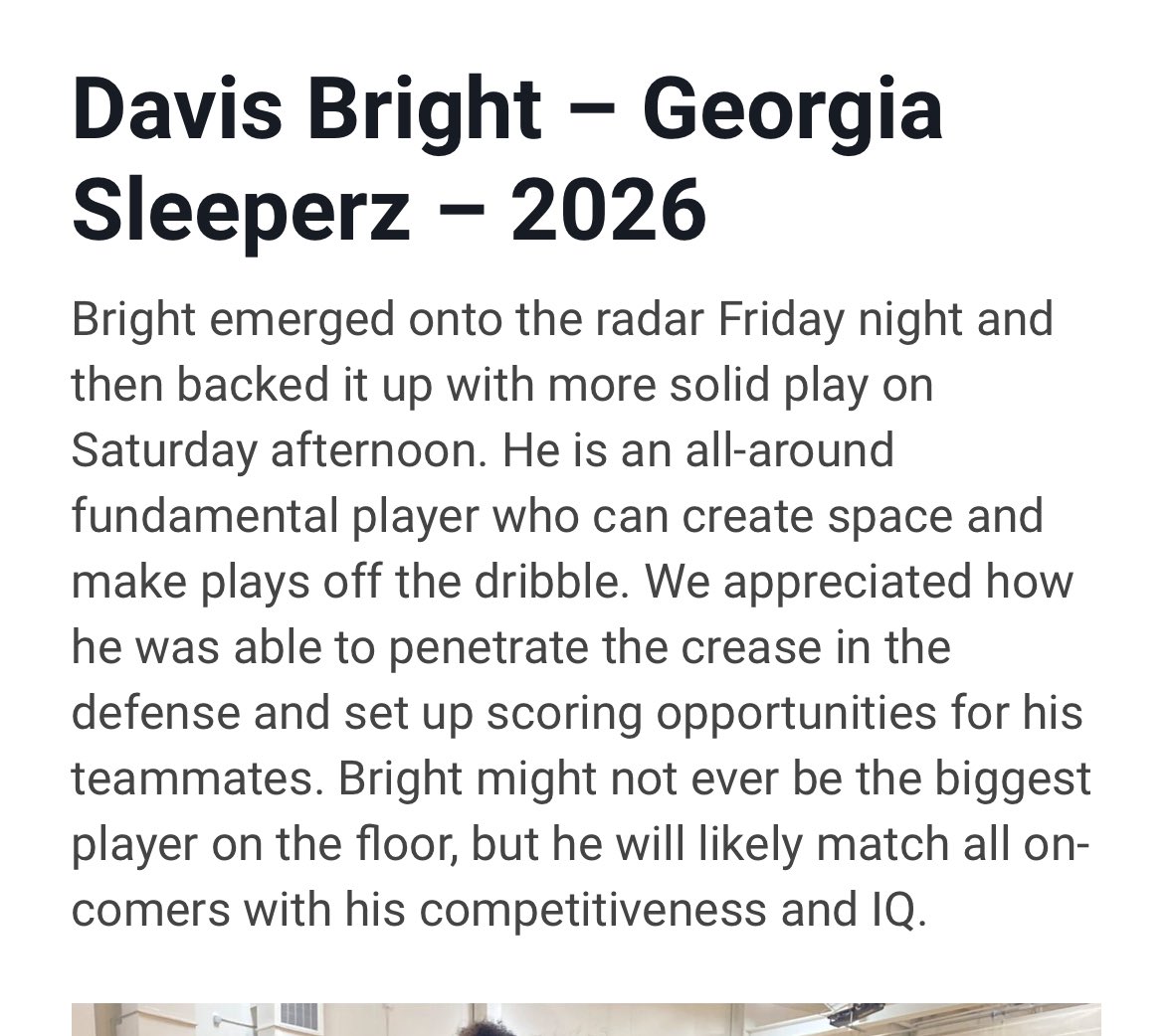 Davis Bright (@davisbrig1000) on Twitter photo Appreciate the shoutout from <a href="/OTRHoops/">On the Radar Hoops Events</a> and <a href="/JL_Hemingway/">Jonathan Hemingway</a> Appreciate the shoutout from <a href="/OTRHoops/">On the Radar Hoops Events</a> and <a href="/JL_Hemingway/">Jonathan Hemingway</a>