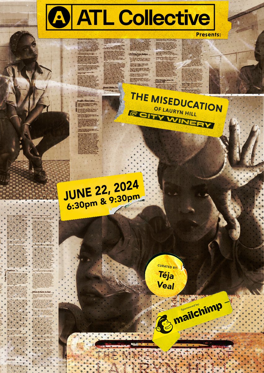 We're thrilled to bring our 3rd annual reliving of Lauryn Hill’s 'The Miseducation of Lauryn Hill' to @CityWineryATL on June 22nd. The 1998 Album of the Year captured the spotlight and introduced themes of female identity and sexuality.

Tickets: citywinery.com/atlanta/event-…