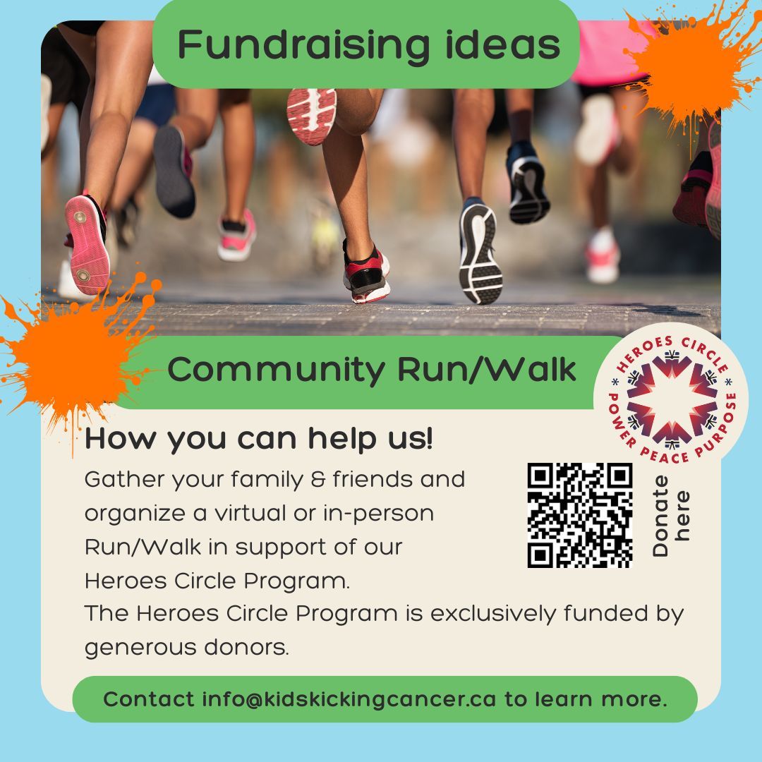 Hey Friends, did you know, Heroes Circle program is exclusively funded by generous donations from individuals, corporations and foundations? Here is another fun fundraising idea! Gather your family & friends & organize a virtual or in-person 5K Run/Walk with us! #NotForProfit
