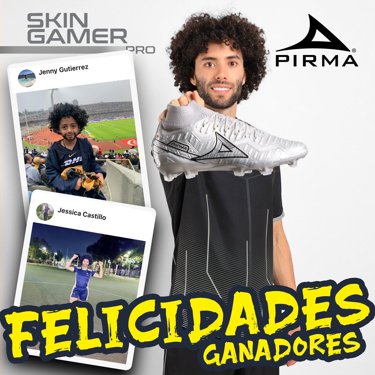 🗣️ ¡Atención! Gracias a la participación de nuestra querida comunidad, ¡entregaremos un premio más! ¡Felicidades a Jenny Gutierrez y Jessica Castillo por ser las estrellas del #GiveawayPirma! 🍀 Su creatividad y estilo nos han dejado impresionados. 👟 Disfruten de sus nuevos