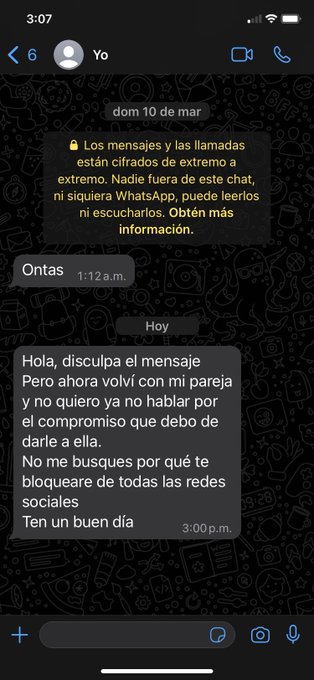 Ojal&aacute; me acordara quien es 😳 Mensaje recibido. https://t.co/iB9H0JAg1u