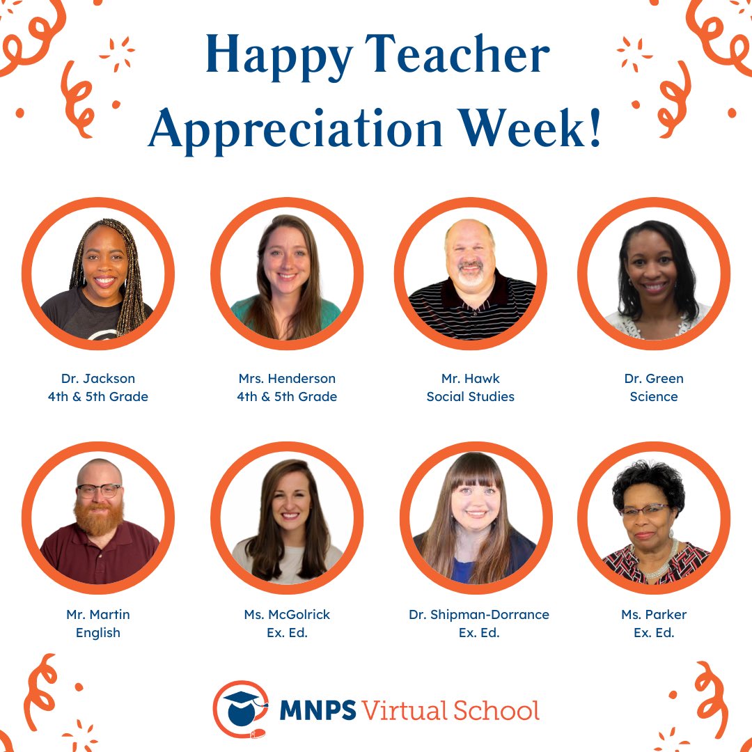 This week we celebrate our virtually awesome teaching staff! Happy Teacher Appreciation  Week!