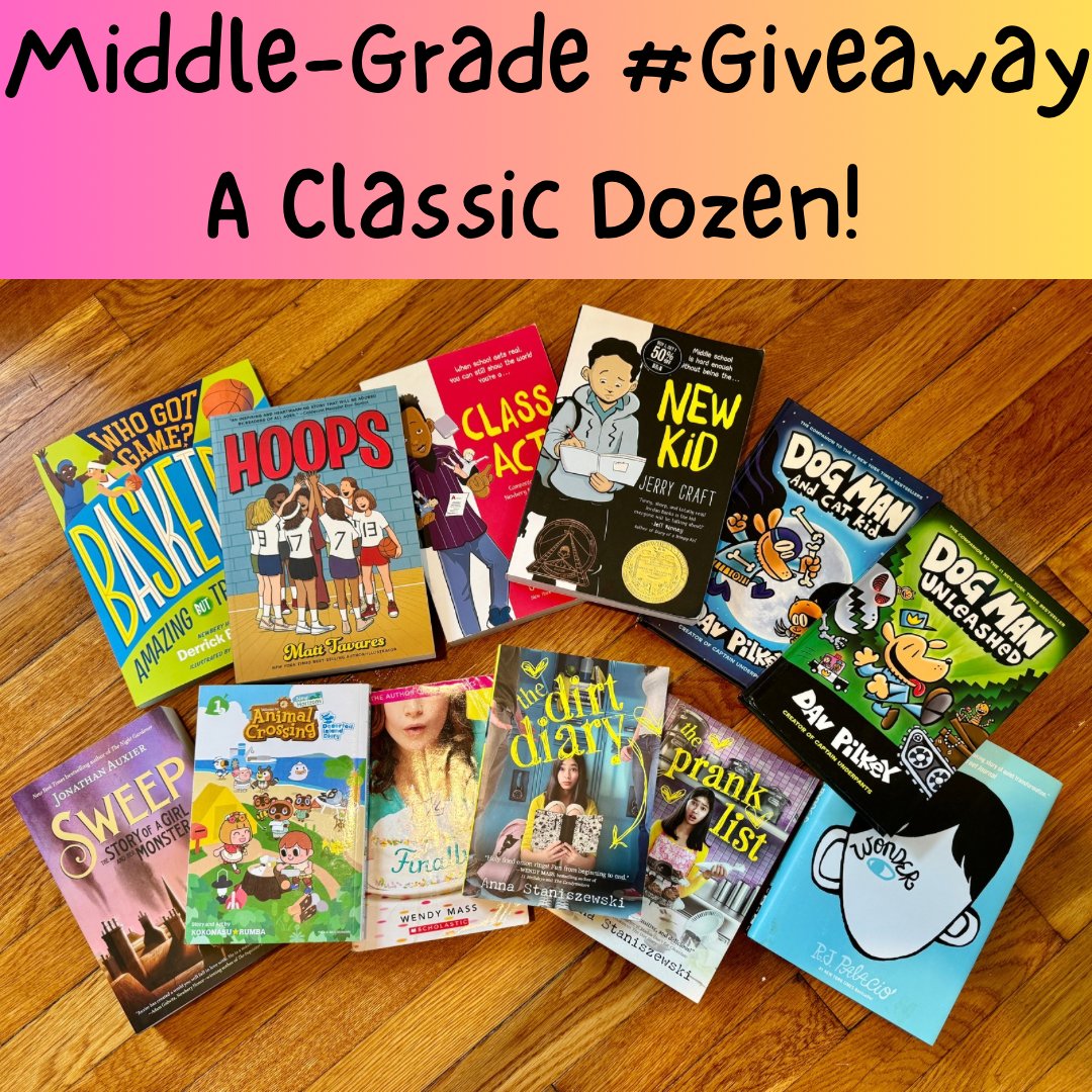Teachers, librarians, educators, parents, & readers! It’s #giveaway time! I need to find these 12 middle grade books a new home! Follow, RT/QT or Comment+Tag a friend to enter for a chance to add these great books 📚 to your collection! Winner selected 5/13.