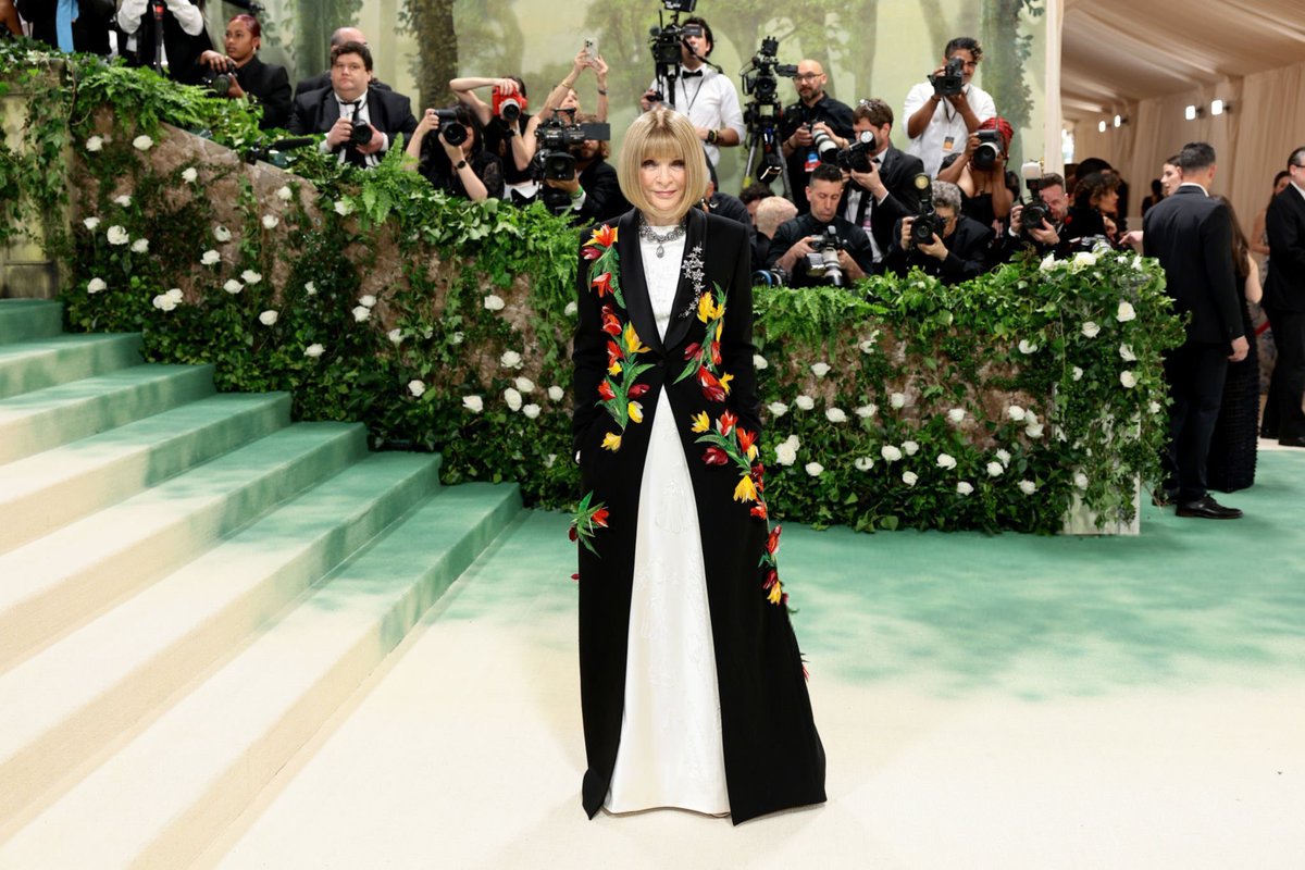 Anna Wintour for the 2024 Met Gala.