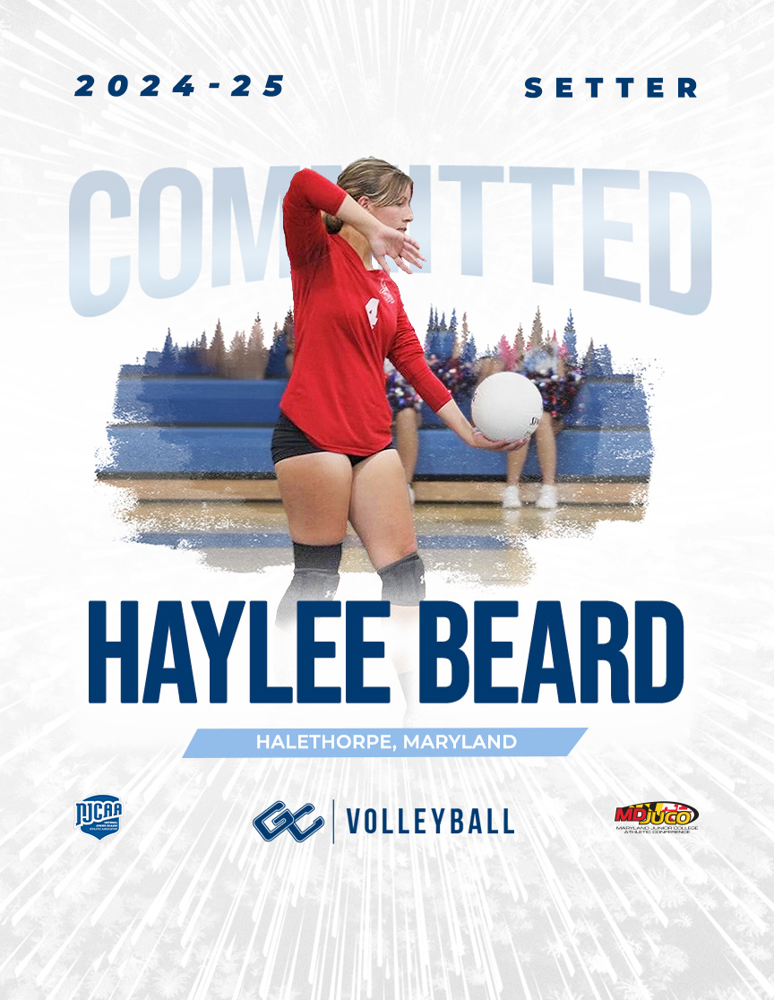 On deck next is volleyball commit, Haylee Beard from Halethorpe, MD to Garrett College 🏐👏

Welcome to Laker Nation ⚓️

#GarrettLakers #Lakernation #GCVolleyball #collegevolleyball #Committed